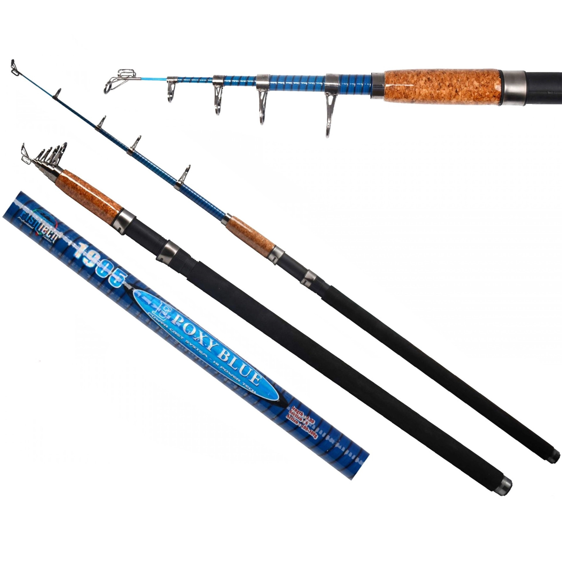 Captain%201905%20Epoxy%20Blue%20300%20cm%20Teleskopik%20Kamış%20100-300gr%20Atar