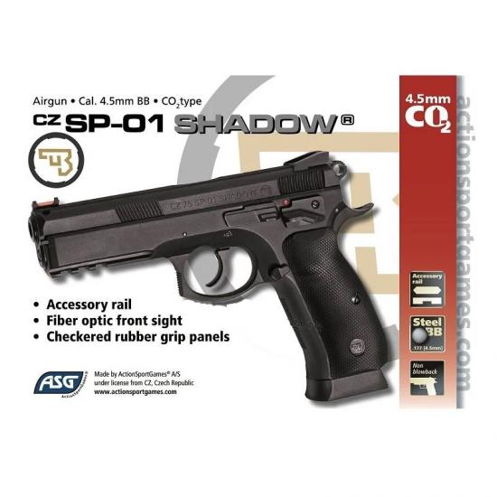 ASG CZ75 SP-01 Shadow Havalı Tabanca