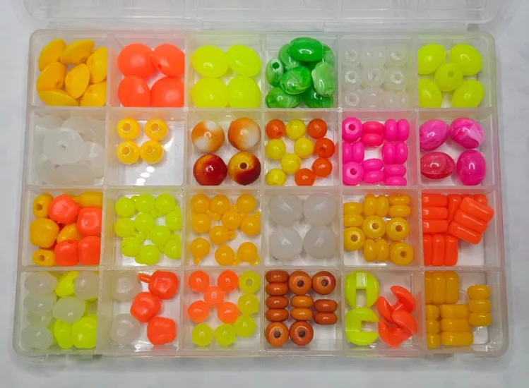 ALDOS Sazan Boncuğu Dip Yemi Kutulu 165 Adet Karışık Boncuk