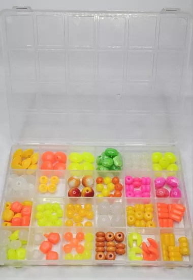 ALDOS Sazan Boncuğu Dip Yemi Kutulu 165 Adet Karışık Boncuk