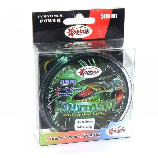 Evolution soft makara misina yeşil 300 mt 0,40 mm