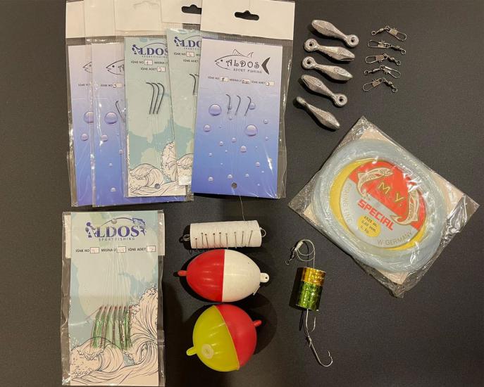 ALDOS Deniz Dip Hazır Olta Seti