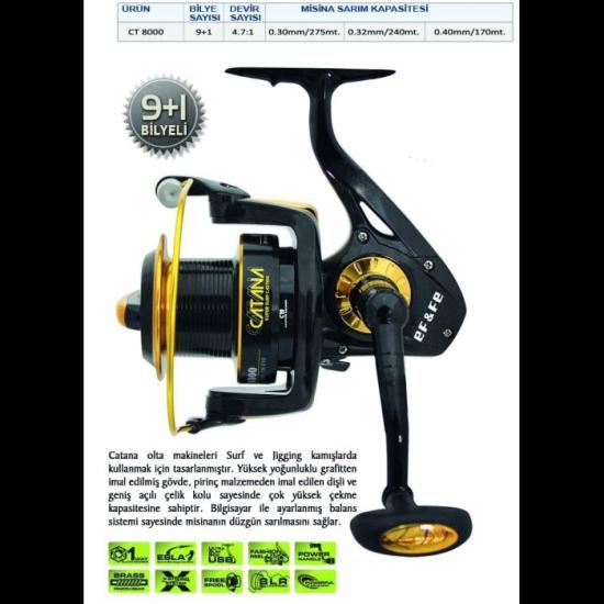 EFFE CATANA CT 8000 9+1 BB OLTA MAKİNESİ