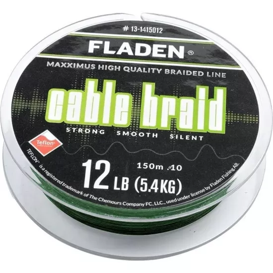 Fladen Maxximus Cable Braid 150M Yeşil İp Misina 0.10 MM