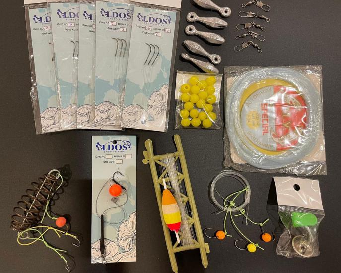 ALDOS Göl Dip Hazır Olta Seti