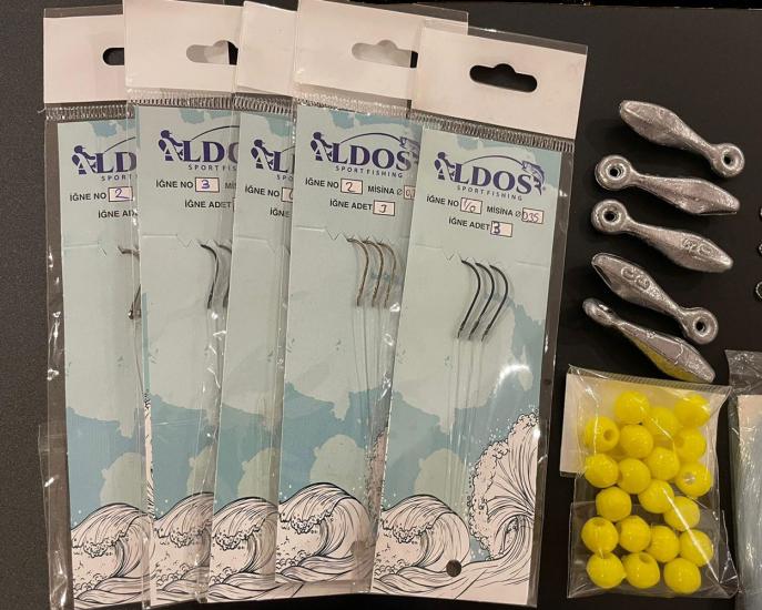 ALDOS Göl Dip Hazır Olta Seti