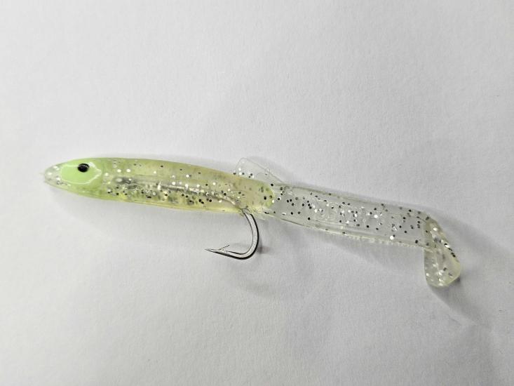 ALDOS Raglou Tarzı Iğneli Silikon Yem 6,5 cm Şeffaf