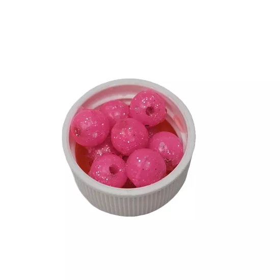 ALDOS Çilek Kokulu 10 mm Silikon Yumuşak Sazan Turna Çupra Levrek Dip Yemi (20 Adet)