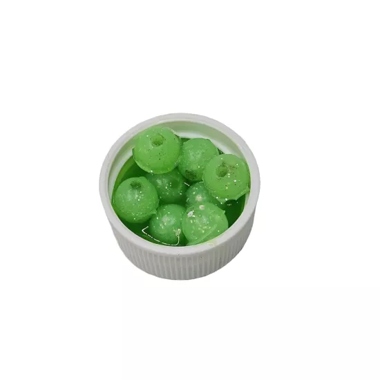 ALDOS Sarımsak Kokulu 8 mm Silikon Yumuşak Sazan Turna Çupra Levrek Dip Yemi (40 Adet)