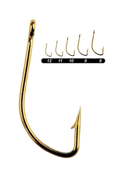 Youvella 16962 Delikli Düz Kısa Pala Olta İğnesi 10’lu paket No.9