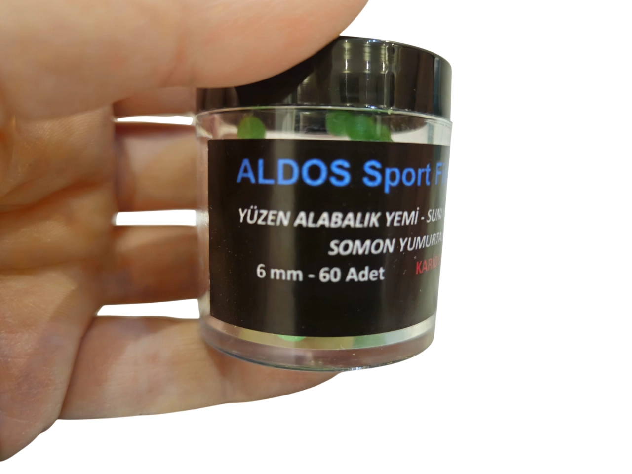 ALDOS%20Karides%20Kokulu%20Yüzen%20Silikon%20Top%20Alabalık%20Somon%20Yemi,%20Somon%20Yumurtası%20(60%20adet)%20Yeşil